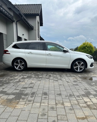 Peugeot 308 cena 58500 przebieg: 92000, rok produkcji 2019 z Nowy Targ małe 781